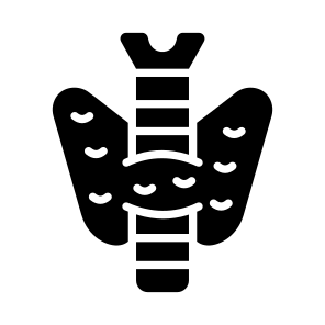 Gland, Neck, Endocrine, Bone, Thyroid icon