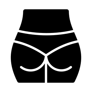 Hips, Buttocks, Body, Back, Anatomy icon