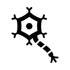 Neuron, Axon, Dendrite, Synapse, Anatomy icon