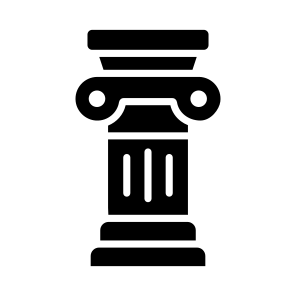 Architecture, Column, Pillar, Courtroom, Ancient icon