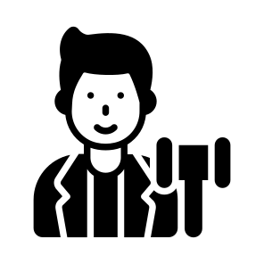 Authority, Judge, Gavel, Officer, Profession icon