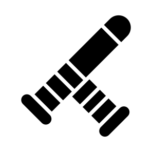 Baton, Police, Defense, Stick, Weapon icon