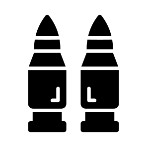 Bullets, Ammo, Ammunition, Weapon, Firearm icon