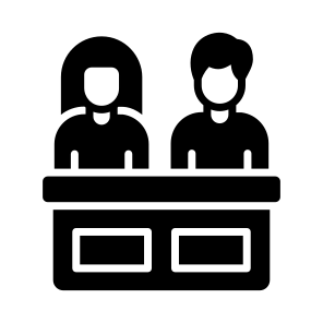 Jury, Panel, Persons, Decision, Law icon