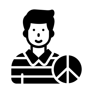 Peace, Activist, Rights, Justice, Protester icon