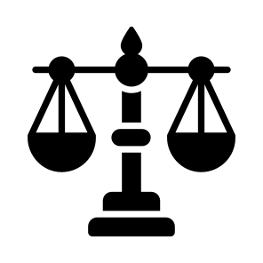 Scale, Balance, Fairness, Rights, Equality icon