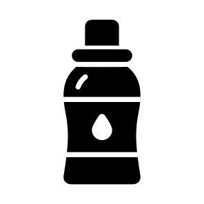 Bleed, Liquid, Whitener, Bottle, Housekeeping icon