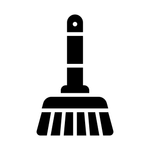 Brush, Broom, Accessory, Housekeeping, Housework icon