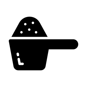 Detergent, Scoop, Spoon, Powder, Housekeeping icon