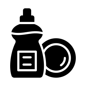 Dish, Soap, Bottle, Plate, Dishwashing icon