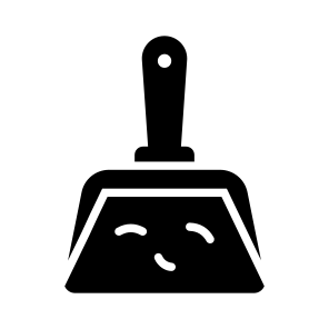 Dustpan, Dust, Container, Pan, Housekeeping, Housework icon