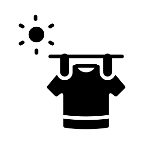 Hanging, Shirt, Drying, Sun, Clothes icon
