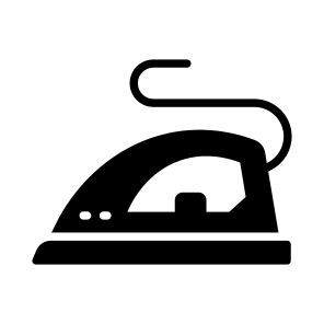 Iron, Press, Electronic, Appliance, Equipment icon