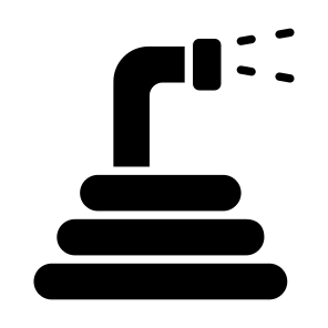 Water, Pipe, Hose, Sprinkler, Housekeeping icon