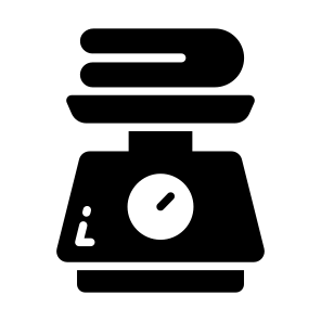 Weight, Scale, Clothes, Machine, Housekeeping icon