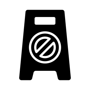Wet, Floor, Sign, Board, Housekeeping icon