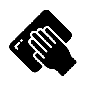 Wiping, Hand, Napkin, Tissue, Housekeeping icon