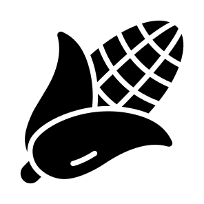 Corn, Maize, Corncob, Grain, Harvest icon