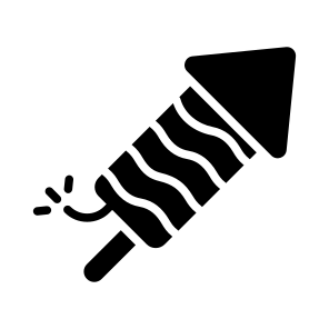 Firecracker, Fireworks, Pyrotechnics, Celebration, Rocket icon