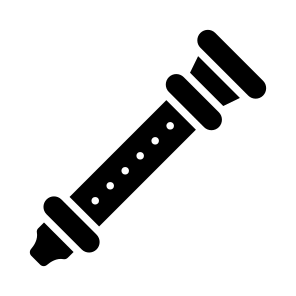 Flute, Pipe, Melody, Music, Instrument icon