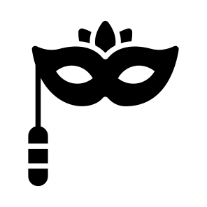Masquerade, Mask, Disguise, Prop, Carnival icon
