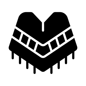 Poncho, Shawl, Clothing, Apparel, Attire icon