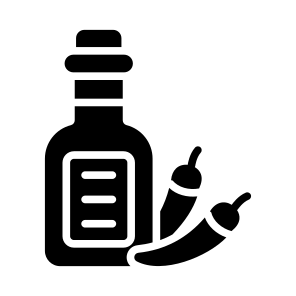 Sauce, Seasoning, Condiment, Bottle, Spice icon