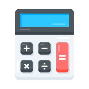 Calculator, Totalizer, Estimator, Reckoner, Device icon