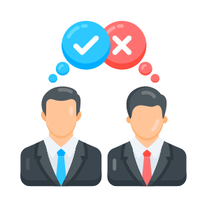Disagreement, Conflict, Issue, Opinion, Clash icon