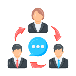 Employee, Discussion, Staff, Meeting, Team icon