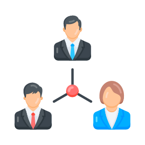 Organizational, Hierarchy, Company, Structure, Corporate icon