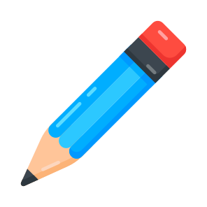 Pencil, Stationery, Writing, Blogging, Editing icon