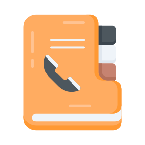 Phone, Contact, Directory, Record, File icon