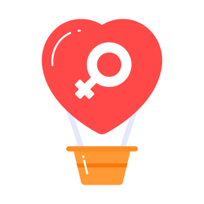 Airship, Flight, Heart, Adventure, Balloon, icon