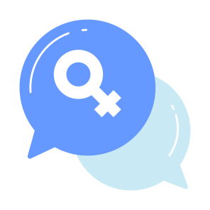 Chat, Bubble, Women Day, Conversation, Communication icon