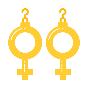 Earrings, Fashion, Jewelry, Gender, Women Day, icon