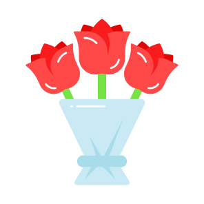 Flowers, Bouquet, Floral, Blossom, Women, Day, icon