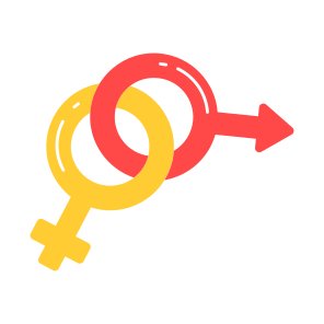 Gender, Male, Female, Relationship, Affection icon