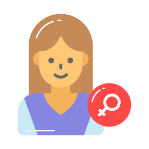 Girl, Female, Gender, Happy, Women Day, icon