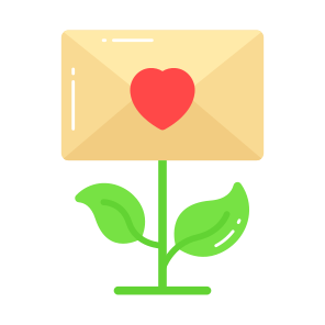 Letter, Love, Romance, Massage, Women, Day, icon