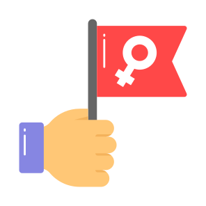 Women Rights, Domestic, Violence, Aggression, Flag icon