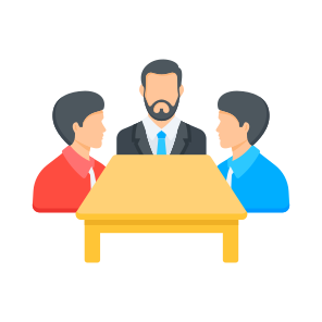 Business, Meeting, Teamwork, Collaboration, Discussion icon