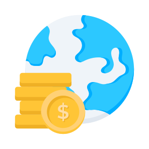 Global, Economy, Finance, Worldwide, International icon