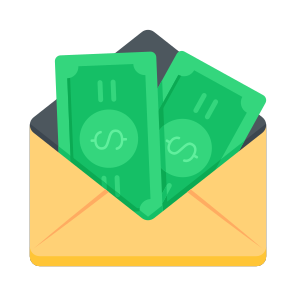 Salary, Payment, Reward, Envelope, Finance icon