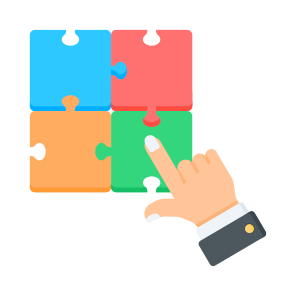 Teamwork, Collaboration, Team, Puzzle, Unity icon