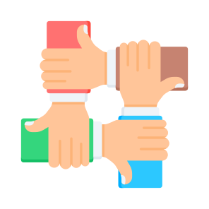 Teamwork, Unity, Collaboration, Partnership, Business icon