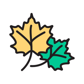 Autumn, Leaves, Fall, Seasonal, Weather icon