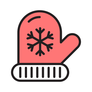 Mitten, Gloves, Winter, Fashion, Clothing icon