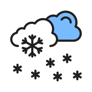 Snowfall, Snow, Winter, Weather, Cold icon
