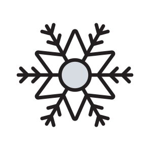 Snowfalls, Snowflake, Winter, Weather, Forecast icon